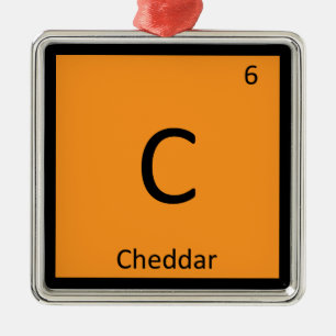 Ornement En Métal C - Symbole de Tableau périodique de chimie de