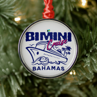 Ornement En Métal Cadeau souvenir Bahamas : Bimini Bahamas Cruise