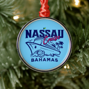 Ornement En Métal Cadeau souvenir Bahamas : Nassau Bahamas Cruise