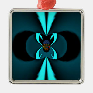 Ornement En Métal Cadeaux Hakuna Matata Bouclier bleu