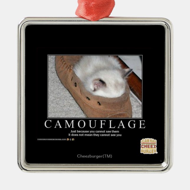 Ornement En Métal Camouflage (Devant)