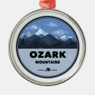 Ornement En Métal Camping Ozark Mountains
