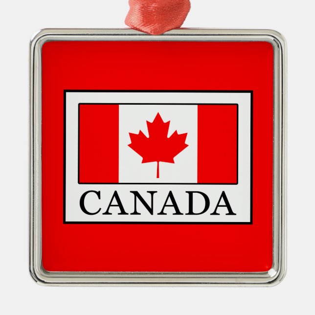 Ornement En Métal Canada (Devant)