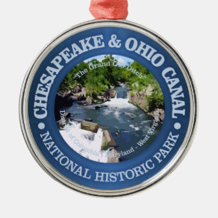 Ornement En Métal Canal de Chesapeake et Ohio