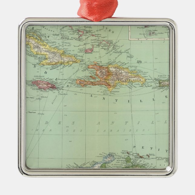 Ornement En Métal Caraïbes (Devant)