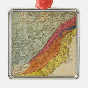 Ornement En Métal Carte des États-Unis d'Amérique 4