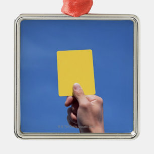Ornement En Métal Carte jaune