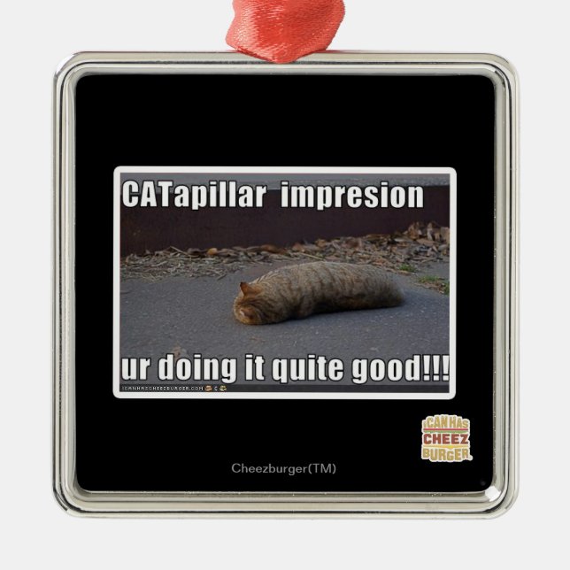 Ornement En Métal CATapillar (Devant)