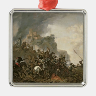 Ornement En Métal Cavalerie faisant une sortie