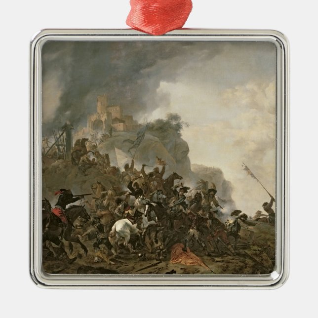 Ornement En Métal Cavalerie faisant une sortie (Devant)