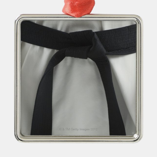 Ornement En Métal Ceinture noire de karaté (Devant)