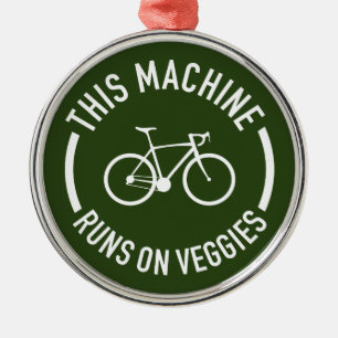 Ornement En Métal Cette Machine Fonctionne Sur Un Vélo Légume