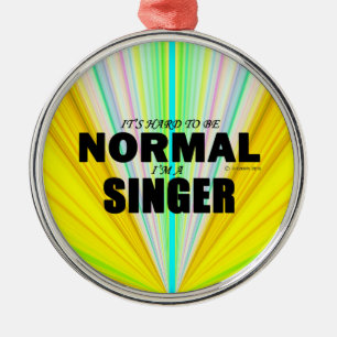 Ornement En Métal Chanteur normal