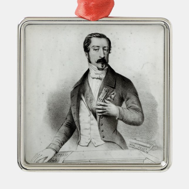 Ornement En Métal Charles Louis Napoleon Bonaparte (Devant)