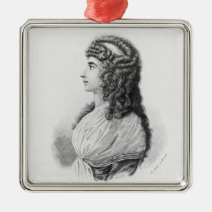 Ornement En Métal Charlotte von Stein, von Schardt né, tard