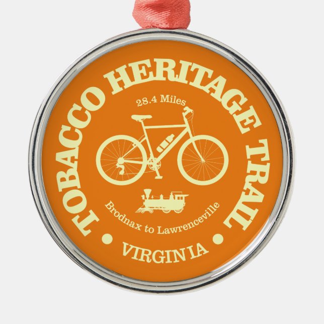 Ornement En Métal Chemin du patrimoine du tabac (cyclisme) (Devant)