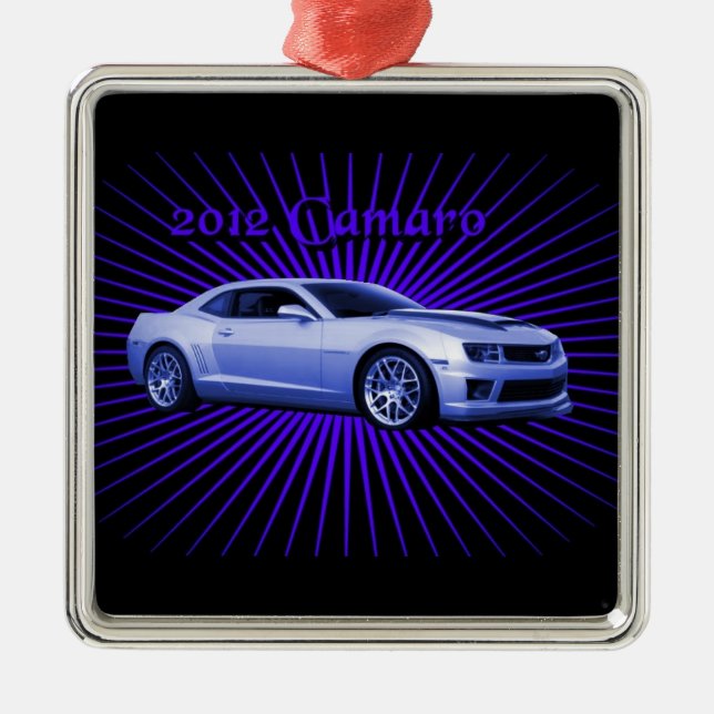 Ornement En Métal Chevy : Camaro 2012 (Devant)