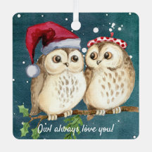Chouette toujours vous aimer Ornament (maintenant 