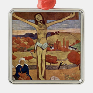 Ornement En Métal Christ Jaune par Paul Gauguin, Art Vintage