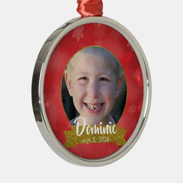 Ornement En Métal Christmas Kid's Lost First Tooth Keepsaké (Droite)