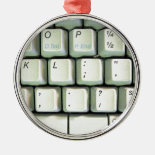 Ornement En Métal Clavier de machine à écrire