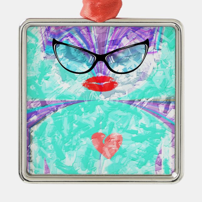 Ornement En Métal Coeur parfait (Devant)