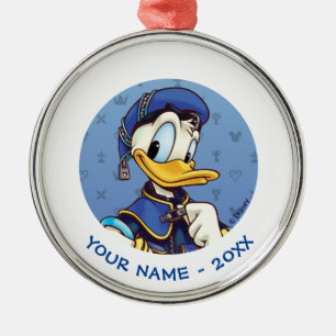 Ornement En Métal Coeurs royaux   Magicien royal Donald Duck