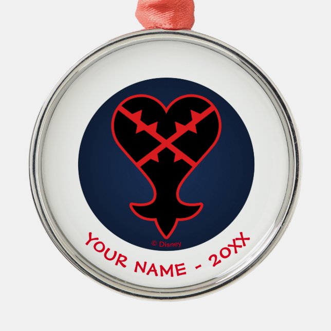 Ornement En Métal Coeurs royaux | Symbole impur Emblem (Devant)
