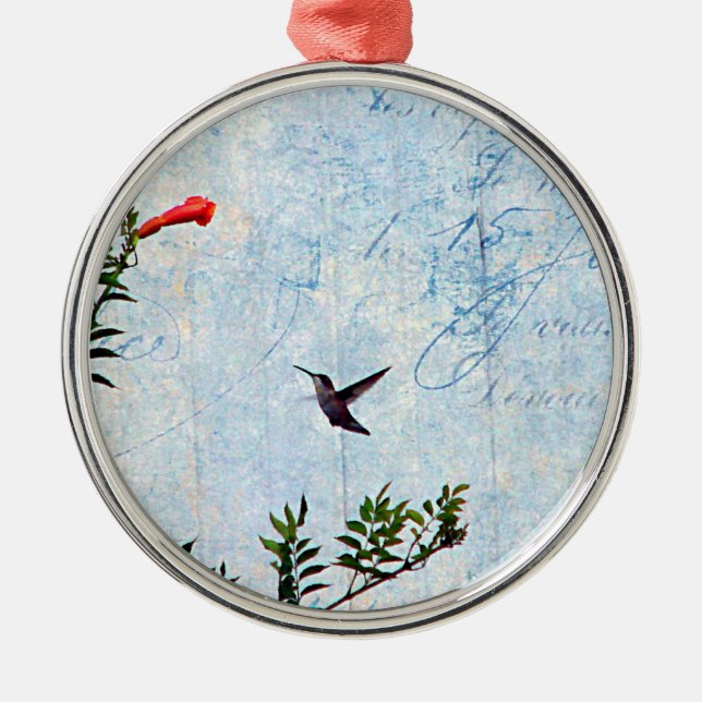 Ornement En Métal Colibri (Devant)
