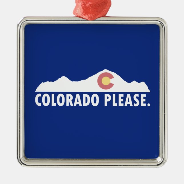 Ornement En Métal Colorado please (Devant)