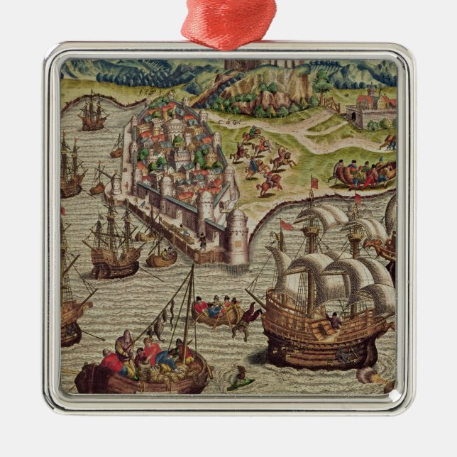 Ornement En Métal Combat naval (Devant)