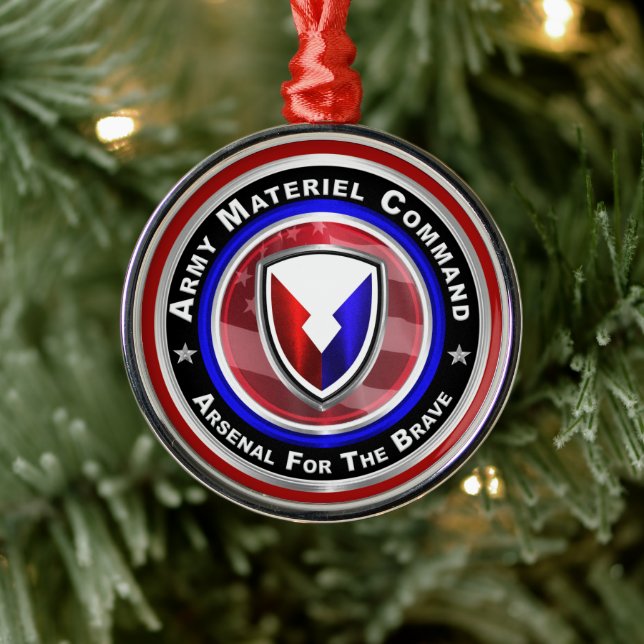 Ornement En Métal Commandement du matériel de l'Armée de terre Garde (Arbre)