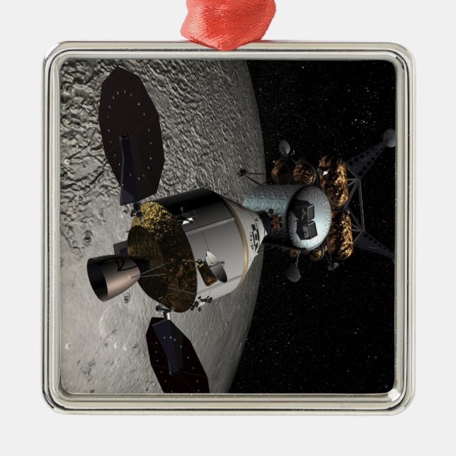 Ornement En Métal Concept du véhicule d'exploration de l'équipage Or (Devant)