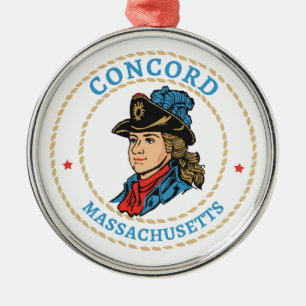 Ornement En Métal Concord Massachusetts Colonial