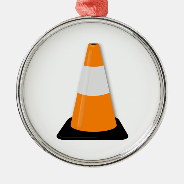 Ornement En Métal Cône du trafic (Devant)