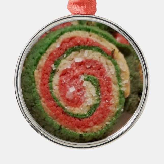 Ornement En Métal Cookie de sucre de Noël (Devant)