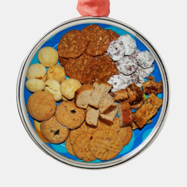 Ornement En Métal Cookies de Noël (Devant)