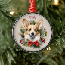 Corgi Christmas Pet Memorial Chien race