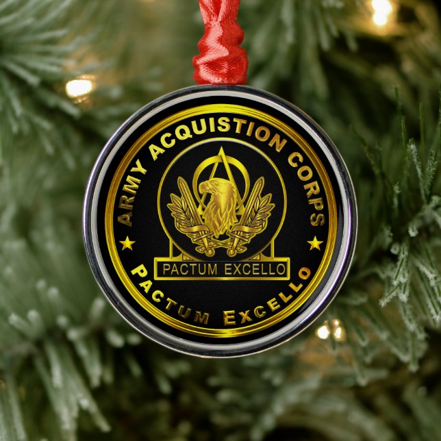 Ornement En Métal Corps d'acquisition de l'Armée (Arbre)