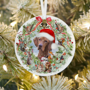 Ornement En Métal Couronne de Noël de Vizsla en Hongrie