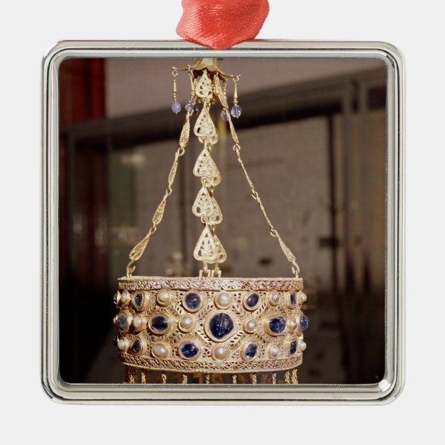 Ornement En Métal Couronne votive du Roi Recesvinth (Devant)