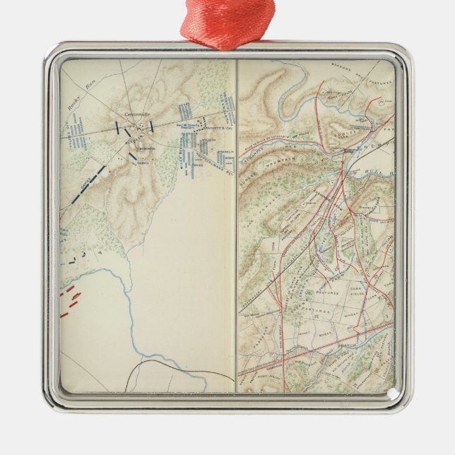 Ornement En Métal Course de Taureau, Manassas (Devant)