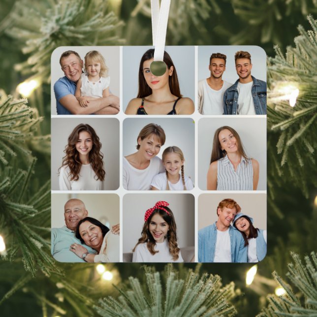 Ornement En Métal Créez vos propres angles ronds 9 Collage photo (Insitu)