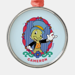 Ornement En Métal Cricket de Disney Pinocchio Jiminy