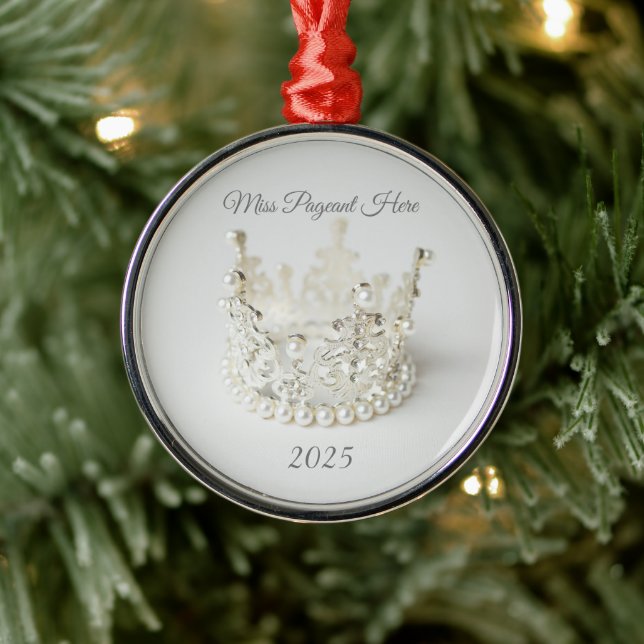 Ornement En Métal Crown Christmas Ornament (Arbre)