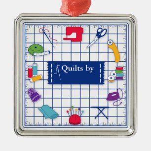 Ornement En Métal Customiser le temps de surface composée Étiquette