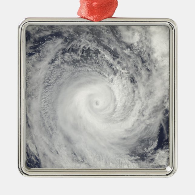 Ornement En Métal Cyclone tropical Oli au large de Tahiti (Devant)