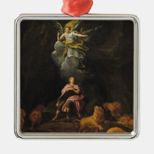 Ornement En Métal Daniel dans le repaire des lions