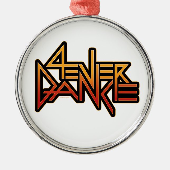 Ornement En Métal danse 4ever (Devant)
