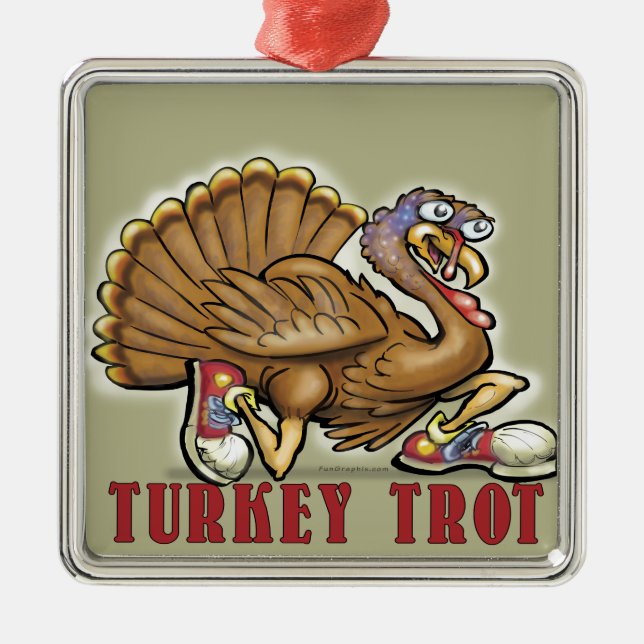 Ornement En Métal Danse du Turkey Trot (Devant)